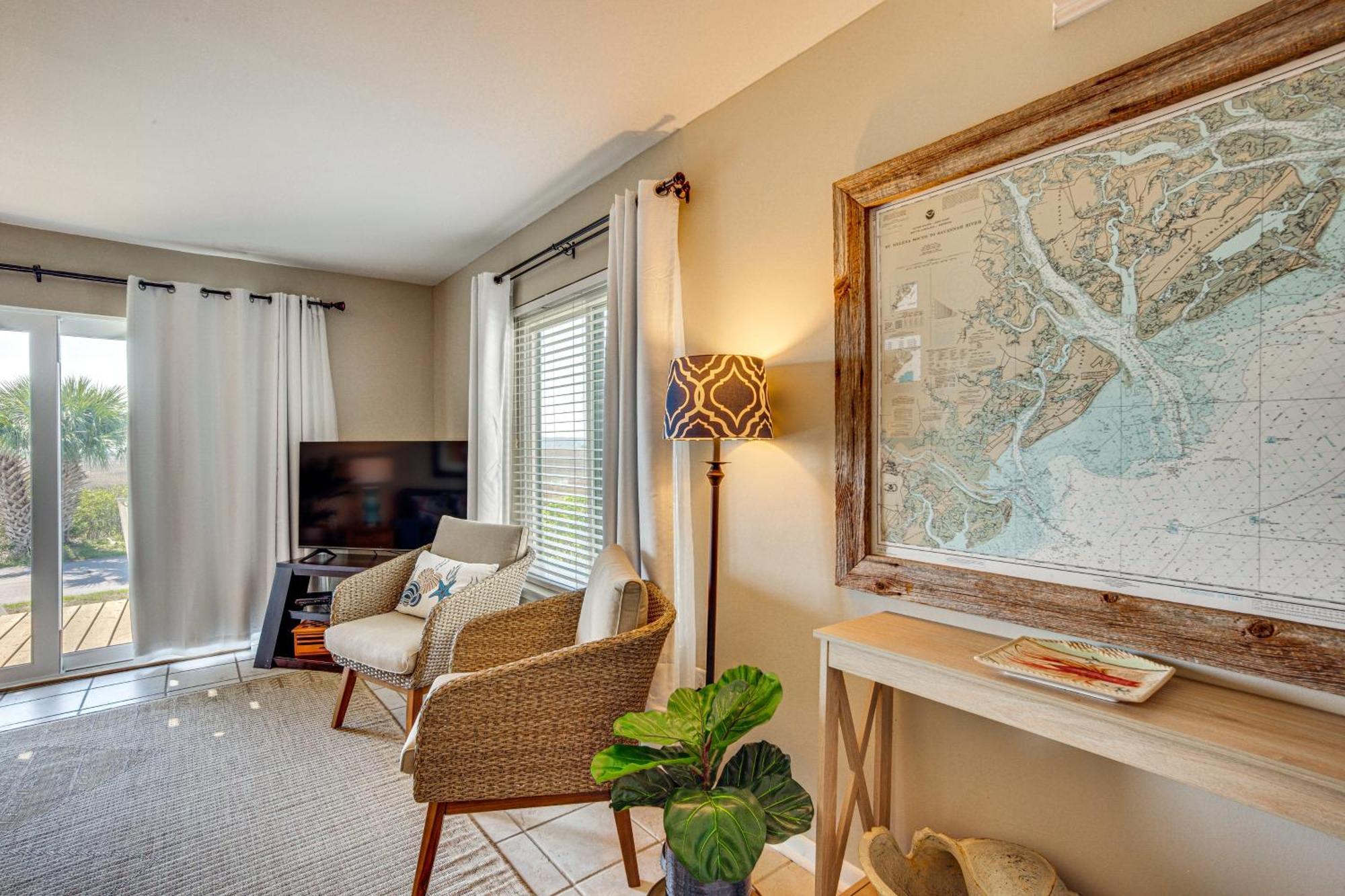 Harbor Island Condo With Deck - Steps To Beach! Oceanmarsh Subdivision Kültér fotó