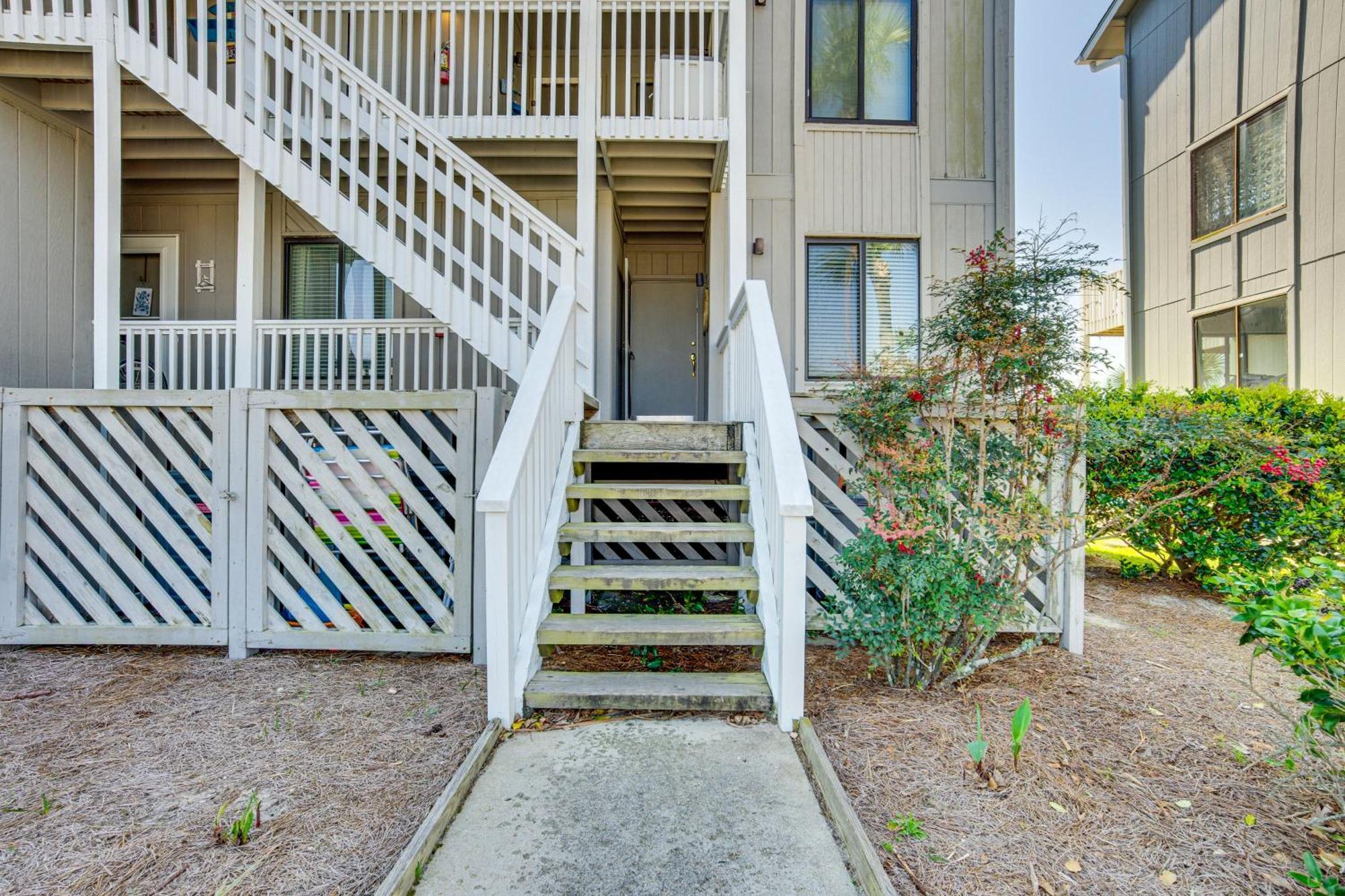 Harbor Island Condo With Deck - Steps To Beach! Oceanmarsh Subdivision Kültér fotó
