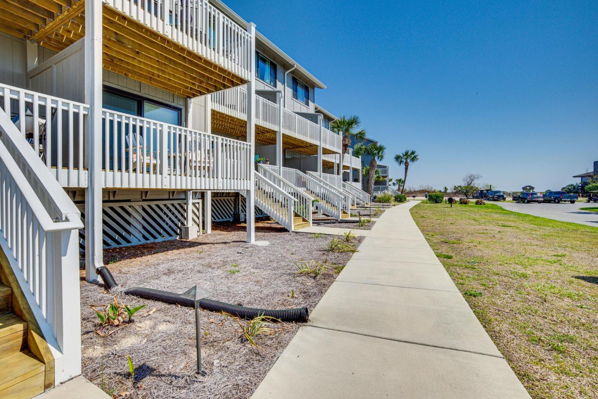 Harbor Island Condo With Deck - Steps To Beach! Oceanmarsh Subdivision Kültér fotó